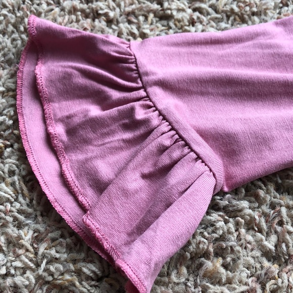 Boohoo NWT Pink Ruffle Tea Dress Size 6 - Picture 5 of 6